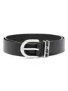 Calvin Klein Must Loop Belt 30mm Emb In Black
