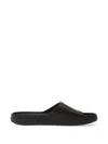 Calvin Klein Debossed-logo Slides In Black