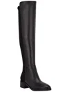Calvin Klein Jotty Womens Faux Leather Zipper Over-the-knee Boots In Black