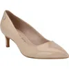 Calvin Klein Deja Pointed Toe Pump In Natural