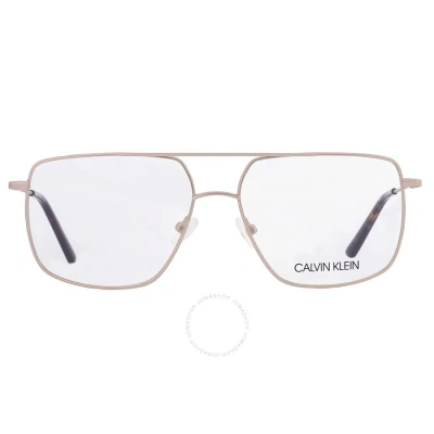 Calvin Klein Demo Aviator Men's Eyeglasses Ck19129 717 55 In N/a
