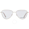 Calvin Klein Demo Butterfly Ladies Eyeglasses Ck20109 780 54 In Gold / Rose / Rose Gold