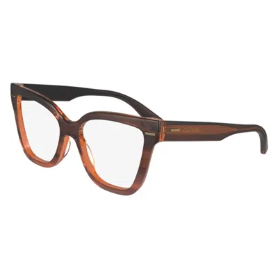Calvin Klein Demo Butterfly Ladies Eyeglasses Ck23543 240 54 In Brown