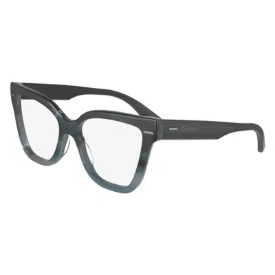Calvin Klein Demo Butterfly Ladies Eyeglasses Ck23543 416 54 In Black