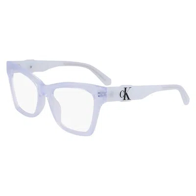 Calvin Klein Demo Butterfly Ladies Eyeglasses Ckj23646 100 52 In Blue