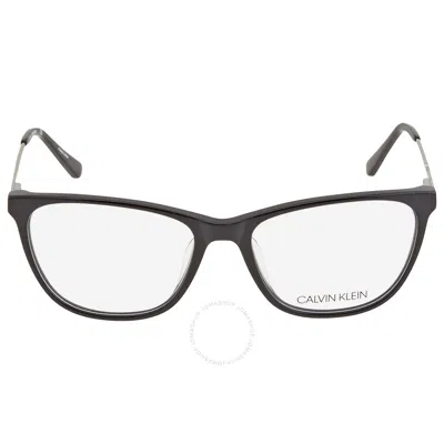 Calvin Klein Demo Cat Eye Ladies Eyeglasses Ck18706 001 53 In Black