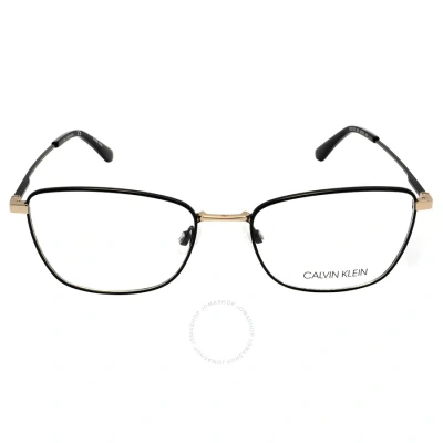 Calvin Klein Demo Cat Eye Ladies Eyeglasses Ck20128 001 54 In Metallic