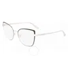 Calvin Klein Demo Cat Eye Ladies Eyeglasses Ck22101 072 54