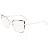 Calvin Klein Demo Cat Eye Ladies Eyeglasses Ck22101 213 54