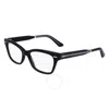 Calvin Klein Demo Cat Eye Ladies Eyeglasses Ck23512 001 52