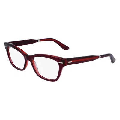 Calvin Klein Demo Cat Eye Ladies Eyeglasses Ck23512 616 52 In Burgundy