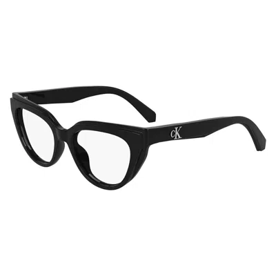 Calvin Klein Demo Cat Eye Ladies Eyeglasses Ckj24628 001 50 In Black