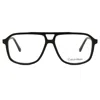 Calvin Klein Demo Navigator Unisex Eyeglasses Ck24518 001 57 In Black