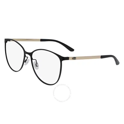 Calvin Klein Demo Oval Ladies Eyeglasses Ck20130 001 55 In Black