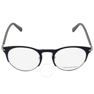 Calvin Klein Demo Oval Ladies Eyeglasses Ckj19313 006 49 In Black
