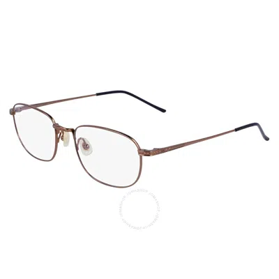 Calvin Klein Demo Oval Men's Eyeglasses Ck23112t 781 53 In Brown