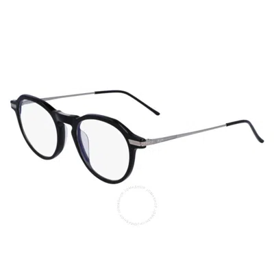 Calvin Klein Demo Oval Men's Eyeglasses Ck23532t 001 48 In Black