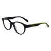 Calvin Klein Demo Oval Men's Eyeglasses Ckj23302 001 48 In Black