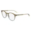 Calvin Klein Demo Oval Unisex Eyeglasses Ck23549 342 50 In Gold