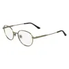 Calvin Klein Demo Oval Unisex Eyeglasses Ck24115 717 49 In Silver