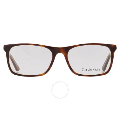 Calvin Klein Demo Pilot Men's Eyeglasses Ck20503 250 55 In Tortoise