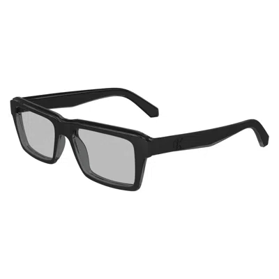 Calvin Klein Demo Pilot Unisex Eyeglasses Ckj24618 050 53 In Black