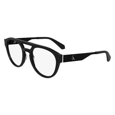 Calvin Klein Demo Pilot Unisex Eyeglasses Ckj24633 001 52 In Black