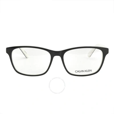 Calvin Klein Demo Rectangular Ladies Eyeglasses Ck18515 002 53 In Black