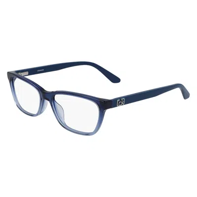 Calvin Klein Demo Rectangular Ladies Eyeglasses Ck20530 403 53 In Blue