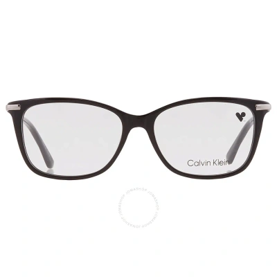 Calvin Klein Demo Rectangular Ladies Eyeglasses Ck22501 001 54 In Black