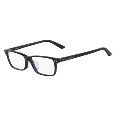 Calvin Klein Demo Rectangular Men's Eyeglasses Ck18526a 001 54 In Black