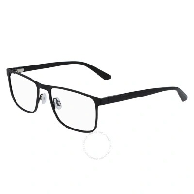 Calvin Klein Demo Rectangular Men's Eyeglasses Ck20316 001 56 In Black