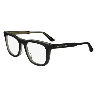 Calvin Klein Demo Rectangular Men's Eyeglasses Ck24515 013 52 In Black