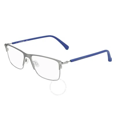 Calvin Klein Demo Rectangular Men's Eyeglasses Ckj21400 008 54
