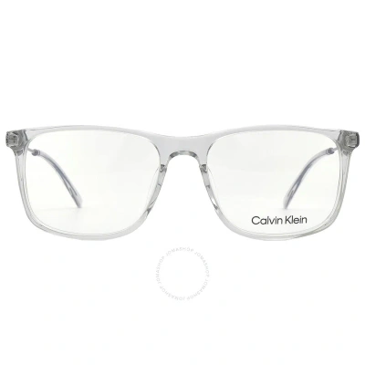 Calvin Klein Demo Rectangular Unisex Eyeglasses Ck21700 070 54 In N/a