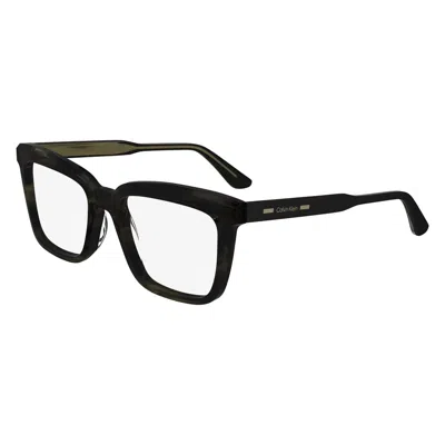 Calvin Klein Demo Rectangular Unisex Eyeglasses Ck24516 341 53 In Black