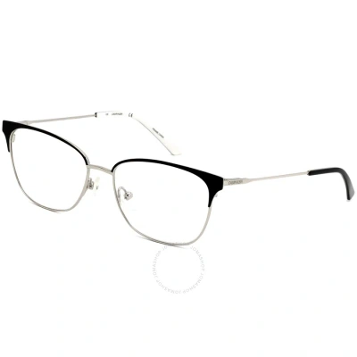 Calvin Klein Demo Square Ladies Eyeglasses Ck18108 001 52 In Black