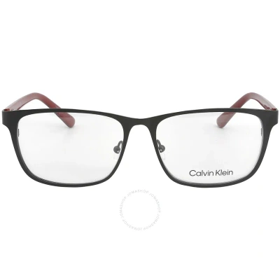 Calvin Klein Demo Square Ladies Eyeglasses Ck19302 001 54 In Black