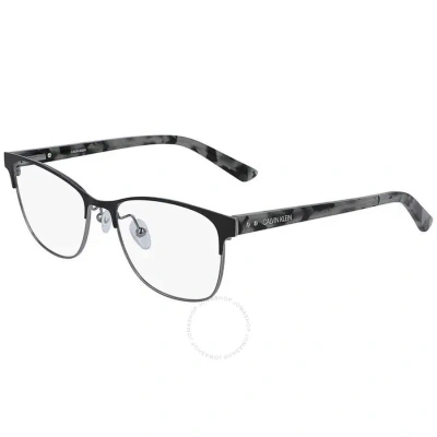 Calvin Klein Demo Square Ladies Eyeglasses Ck19305 001 52 In Black