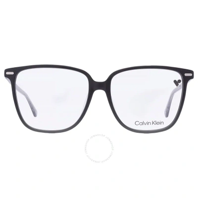 Calvin Klein Demo Square Ladies Eyeglasses Ck22543 001 56 In Black