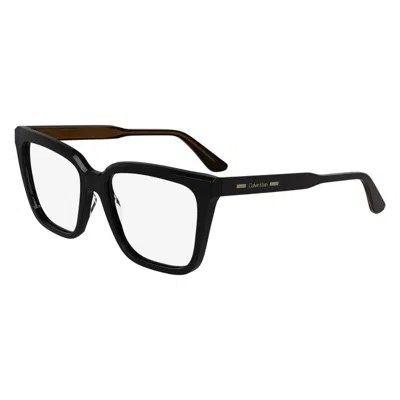 Calvin Klein Demo Square Ladies Eyeglasses Ck24541 001 53 In Black