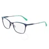 Calvin Klein Demo Square Ladies Eyeglasses Ckj21207 410 53