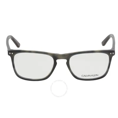 Calvin Klein Demo Square Men's Eyeglasses Ck18513 007 54 In Charcoal