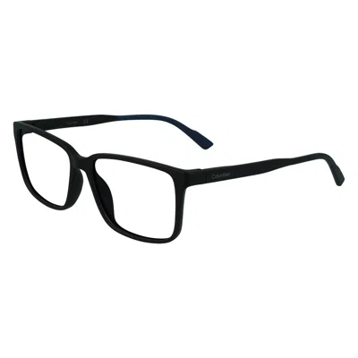 Calvin Klein Demo Square Men's Eyeglasses Ck21525 002 55 In Black
