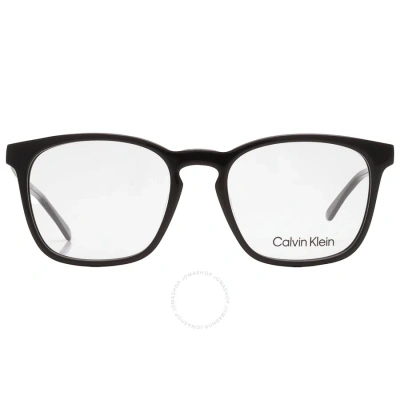Calvin Klein Demo Square Men's Eyeglasses Ck22503 001 53 In Black