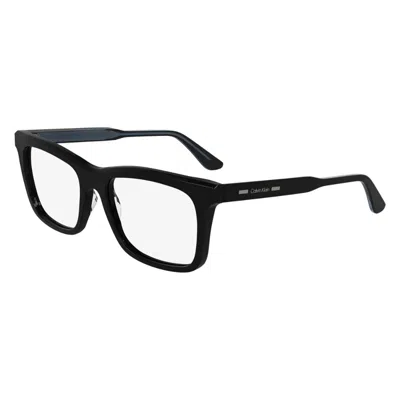 Calvin Klein Demo Square Men's Eyeglasses Ck24542 001 57 In Black
