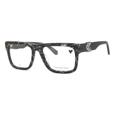 Calvin Klein Demo Square Unisex Eyeglasses Ckj23647 073 54 In Black