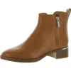 Calvin Klein Deneice Womens Faux Leather Almond Toe Ankle Boots In Multi