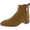 Calvin Klein Deniece 3 Womens Zipper Almond Toe Ankle Boots In Green