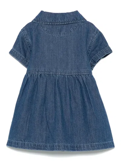 Calvin Klein Babies' Denim Dress In Blue